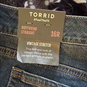 Torrid Boyfriend Straight Vintage Stretch